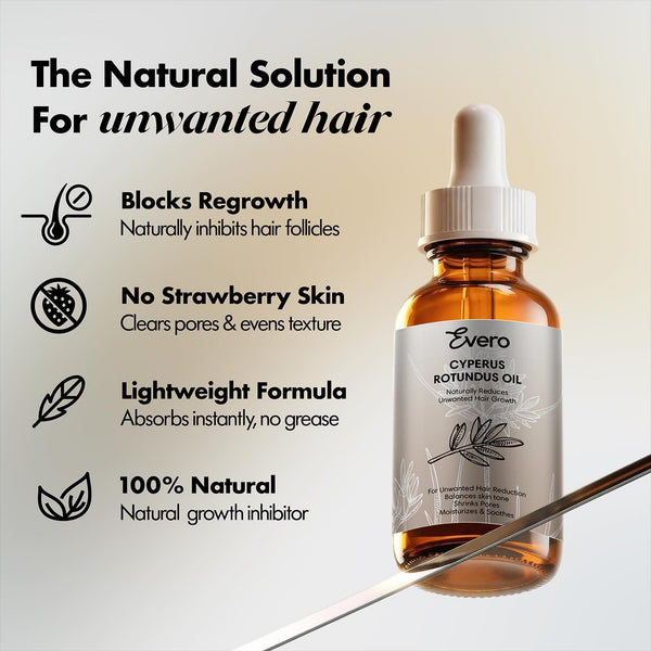 Unwanted hair? Meet your natural solution 💫

✨ Blocks regrowth
✨ No strawberry skin
✨ Lightweight formula
✨ 100% natural

Link in bio

#everobeauty #hairremoval #smoothskin #naturalbeauty #strawberryskin #cleanbeauty #bodycare #skincare #selfcare